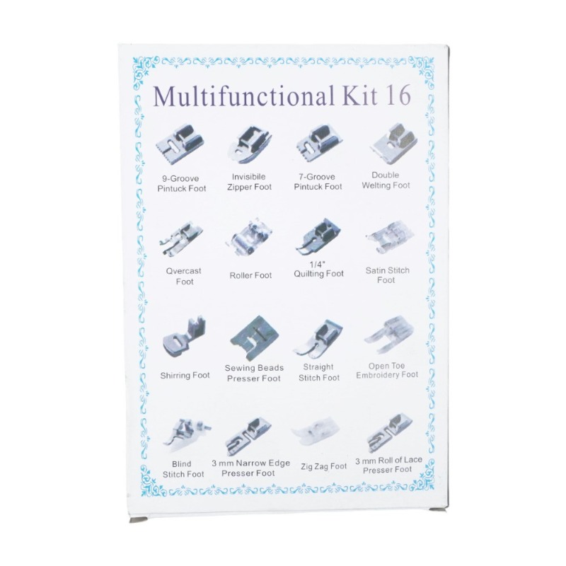 16pcs Universal Sewing Machine - огляд і ціна Textile Sewing Machine